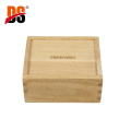 Wholesale Laser Engraving Small Wooden Gift Packaging Finger Joint Sliding Lid Wooden Storage Boxes